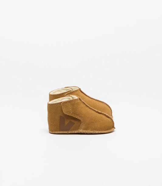 ORSO FURED SUEDE CAMEL COGNAC