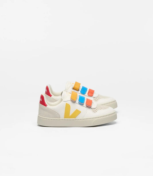 V-10 LEATHER MULTICO WHITE OURO