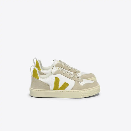 V-10 LEATHER WHITE BRITANNY ALMOND