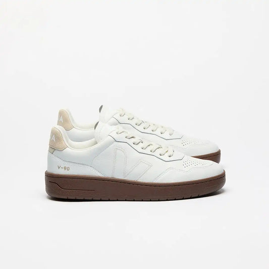 V-90 LEATHER BEIGE ALMOND BLACK
