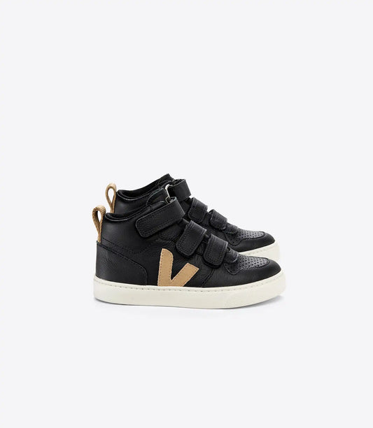 V-10 MID LEATHER BLACK DUNE