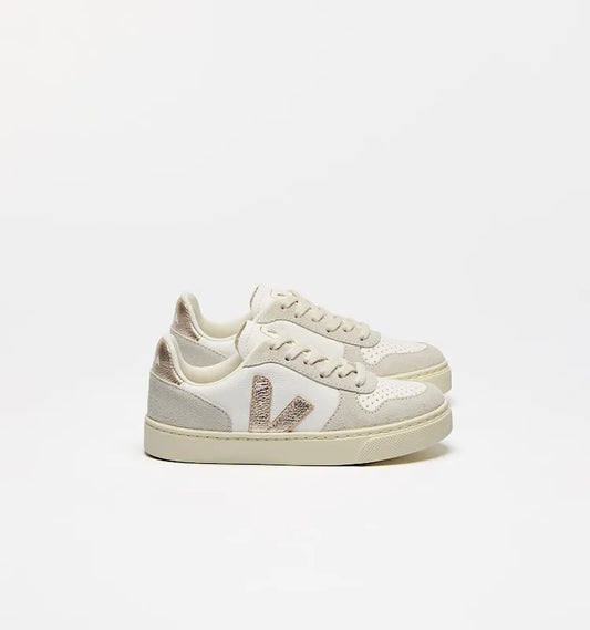 V-10 LEATHER WHITE BRITTANY ALMOND