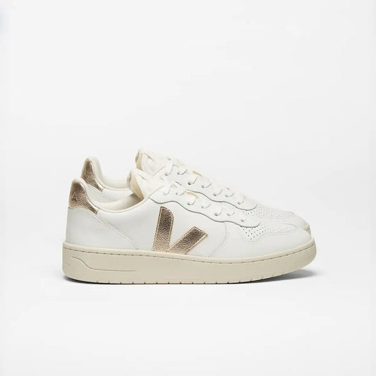 V-10 LEATHER WHITE EMERAUDE