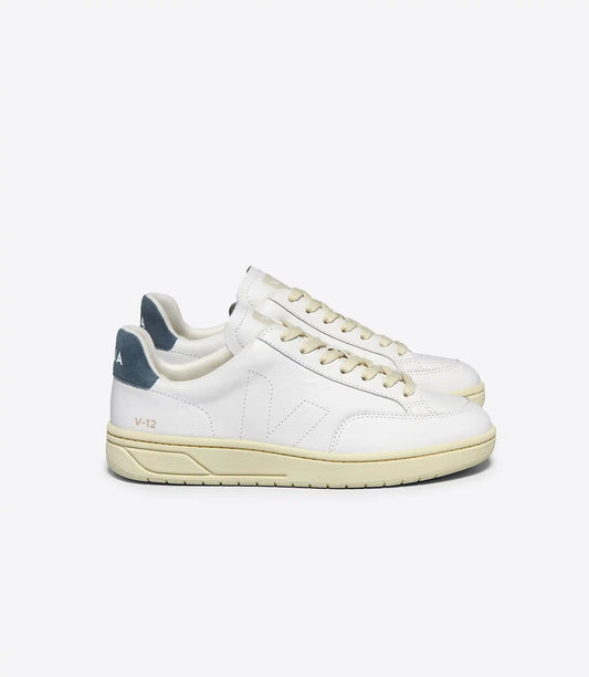 V-12 STITCH LEATHER WHITE CALIFORNIA