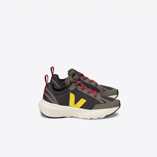 CANARY ELASTIC LACES ALVEOMESH NAUTICO OXFORD GREY