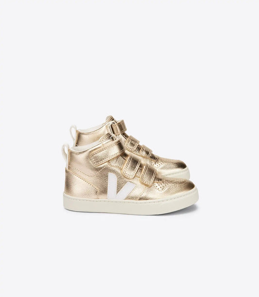 V-10 MID LEATHER GOLD WHITE