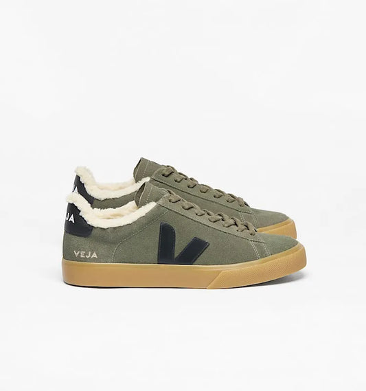 CAMPO FURED SUEDE MUD BLACK NATURAL