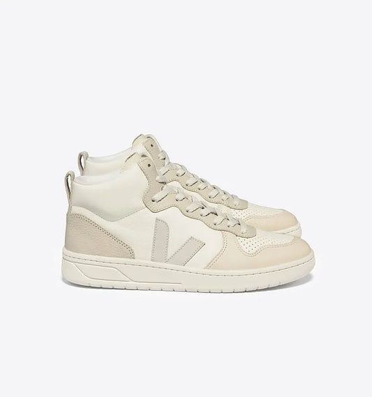 V-15 LEATHER WHITE NAUTICO SAHARA