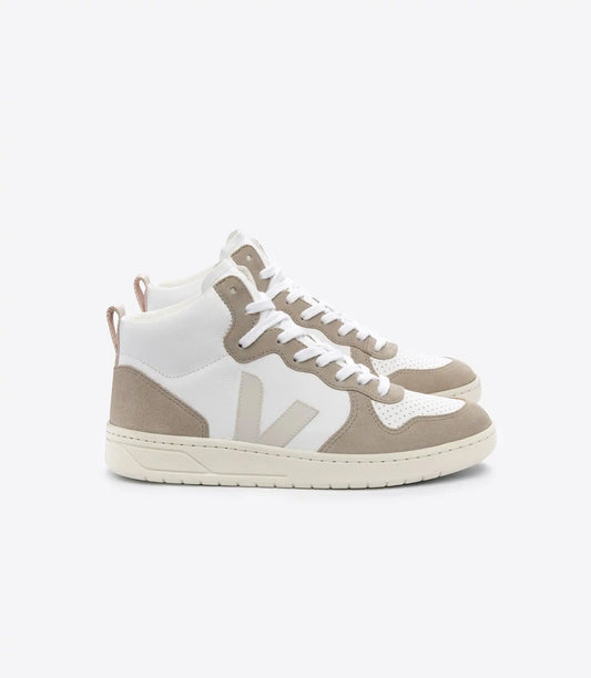 V-15 LEATHER WHITE NAUTICO SAHARA
